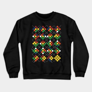 Rubiks Clues Argyle Crewneck Sweatshirt